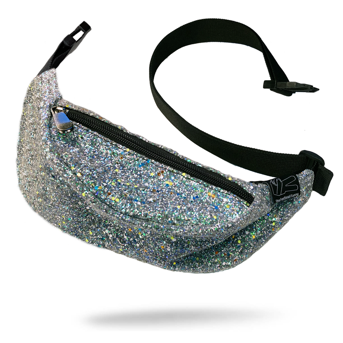 Silver glitter fanny pack sale